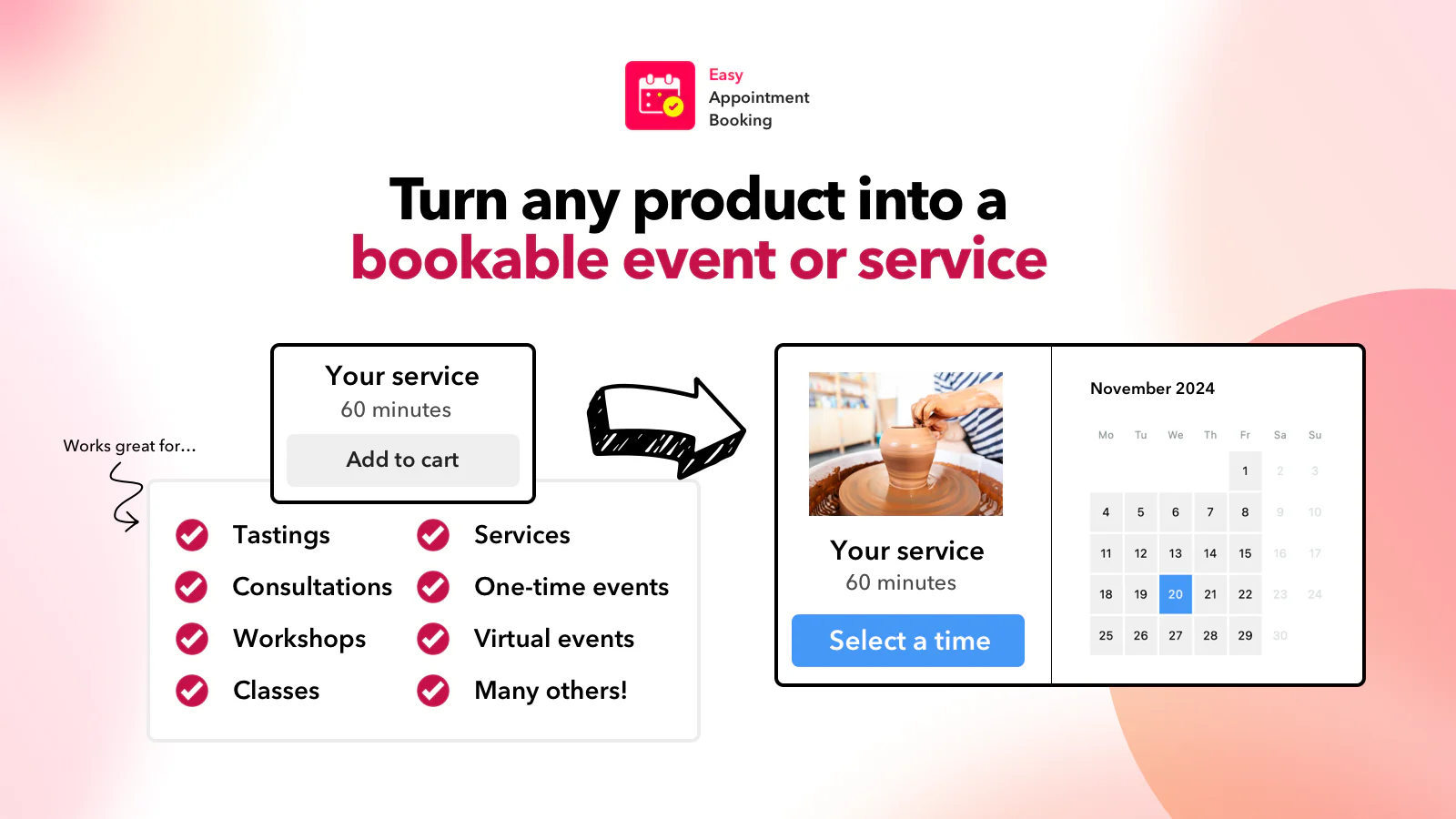 screenshot of Easy Appointment Booking